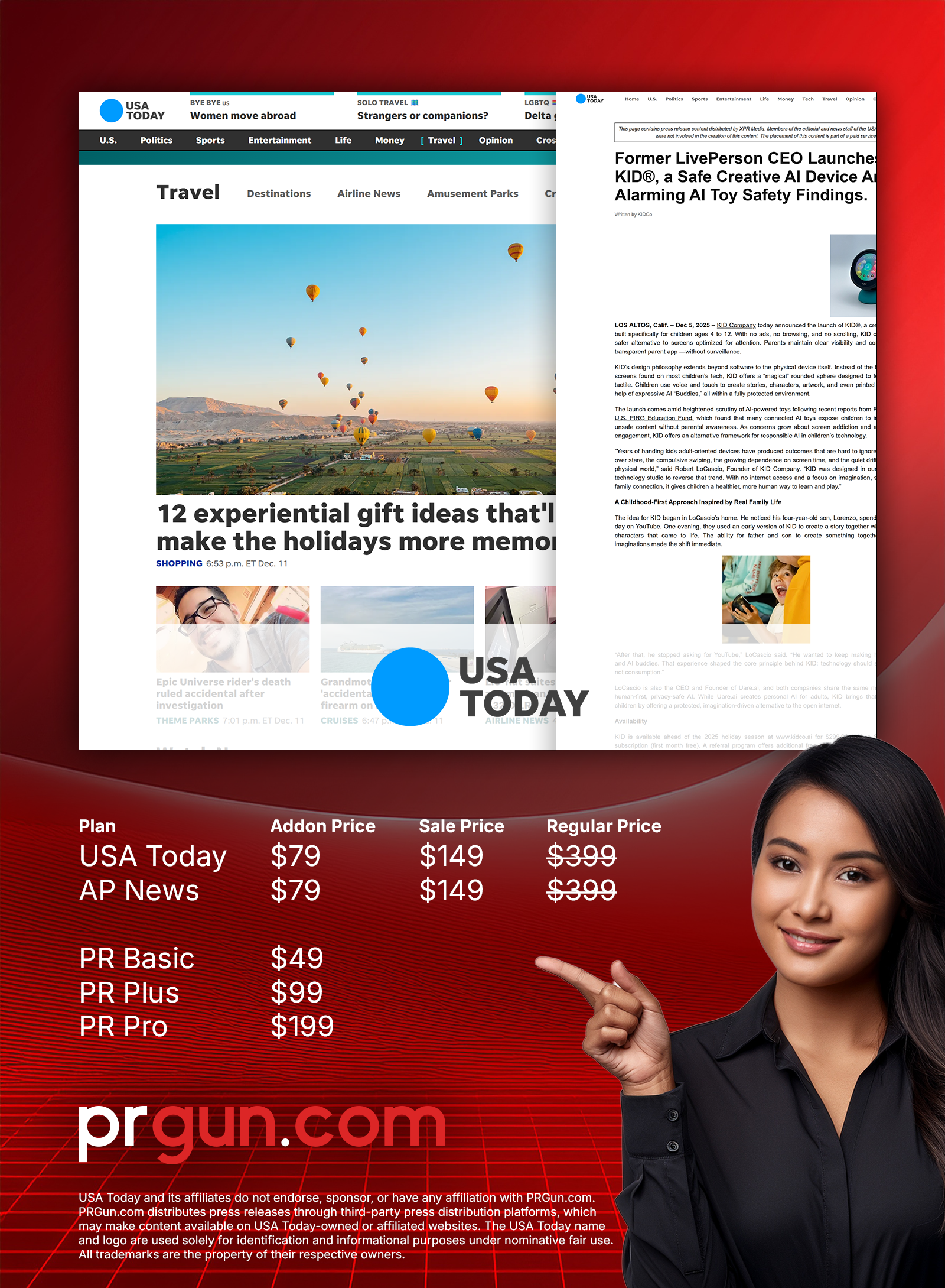 PR Gun Announces USA Today Network Press Release Distribution Availability With Limited-Time Pricing