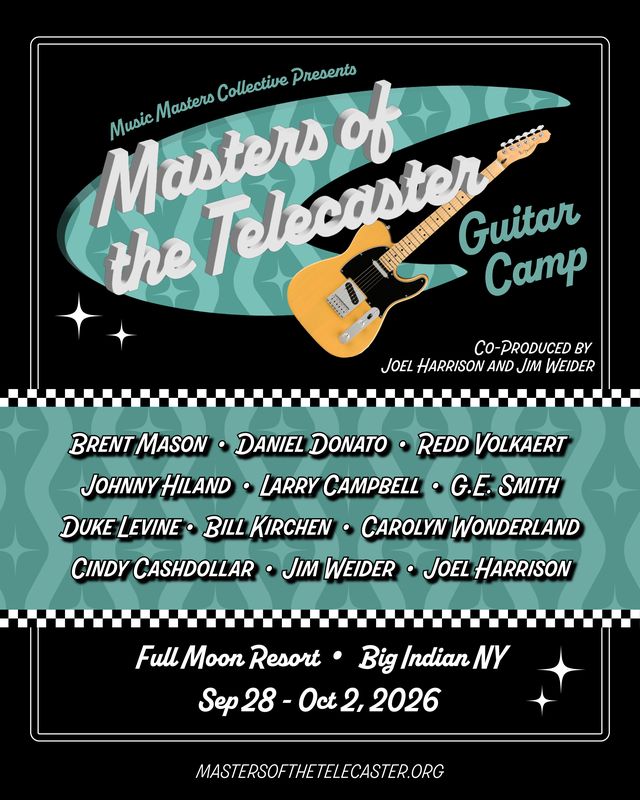 Music Masters Collective Announces 2026 Masters of the Telecaster Featuring Masterclasses and Interactive Jams